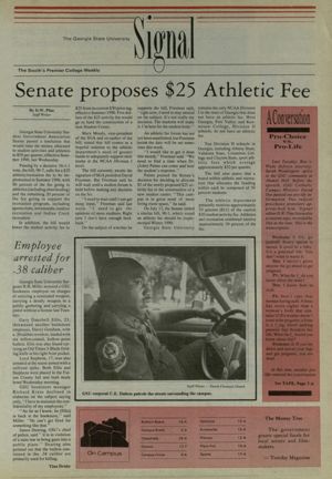 The Georgia State University Signal, 1989-10-10