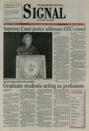 The Georgia State University Signal, 1992-10-06