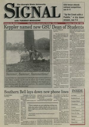 The Georgia State University Signal, 1993-06-29