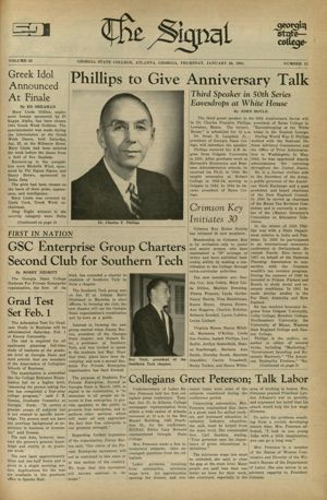 Georgia State Signal, 1964-01-30