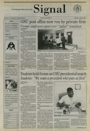 The Georgia State University Signal, 1991-07-23