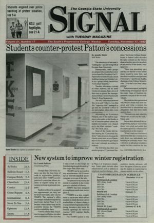 The Georgia State University Signal, 1992-11-17