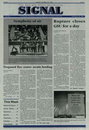 The Georgia State University Signal, 1996-11-26