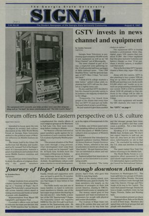 The Georgia State University Signal, 1997-08-08