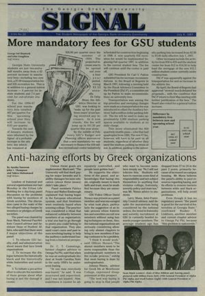The Georgia State University Signal, 1997-07-08