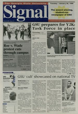 The Georgia State University Signal, 1999-01-26