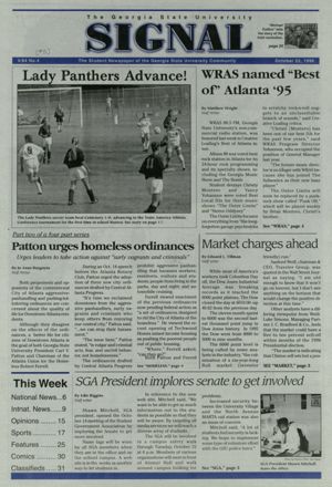 The Georgia State University Signal, 1996-10-22