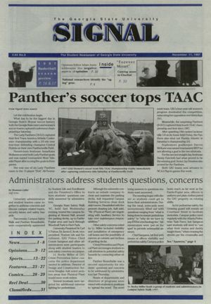 The Georgia State University Signal, 1997-11-11