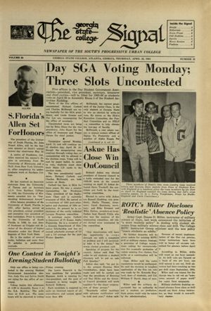 Georgia State College Signal, 1965-04-22