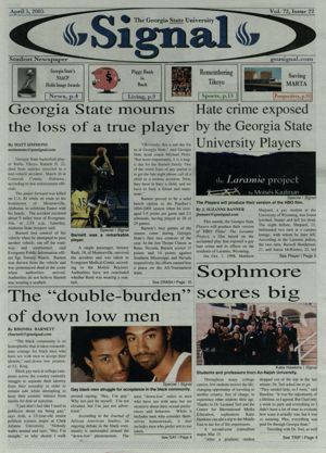 The Georgia State University Signal, 2005-04-05