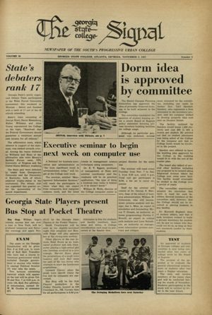 The Georgia State College Signal, 1967-11-02