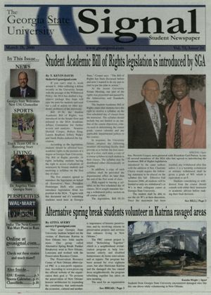 The Georgia State University Signal, 2006-03-28