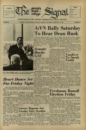 The Georgia State College Signal, 1966-02-10