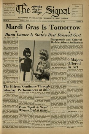 The Georgia State College Signal, 1966-02-24
