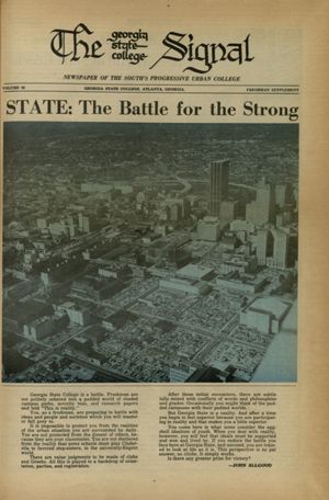 The Georgia State College Signal, 1967-09
