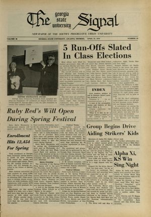 The Georgia State University Signal, 1970-04-23