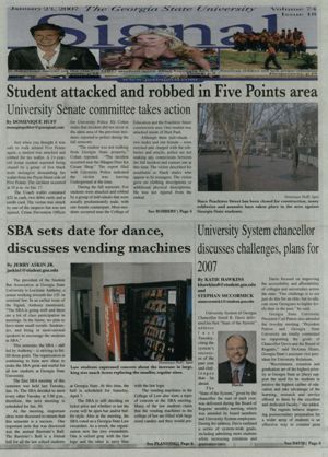 The Georgia State University Signal, 2007-01-23