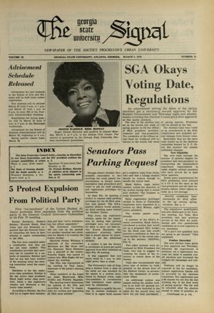 The Georgia State University Signal, 1970-03-05