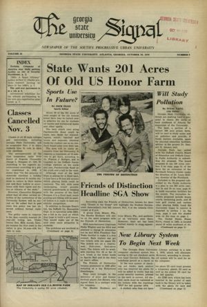 The Georgia State University Signal, 1970-10-29