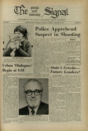 The Georgia State University Signal, 1971-02-18