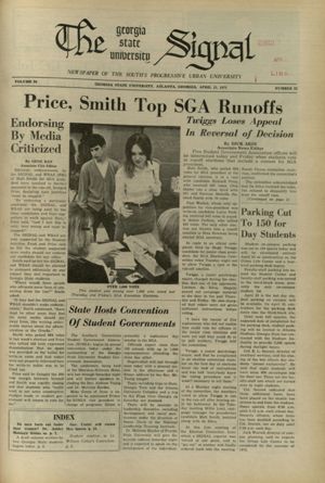 The Georgia State University Signal, 1971-04-15