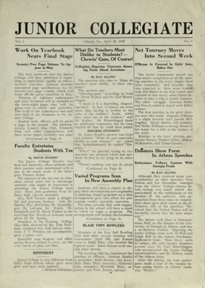 Junior Collegiate, 1937-04-26