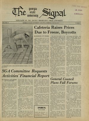 The Georgia State University Signal, 1973-07-26
