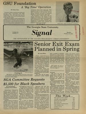 The Georgia State University Signal, 1975-10-27