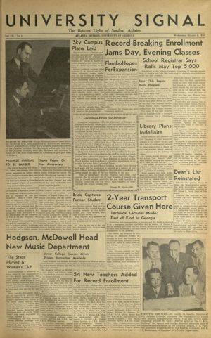 University Signal, 1948-10-06