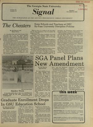 The Georgia State University Signal, 1976-11-08
