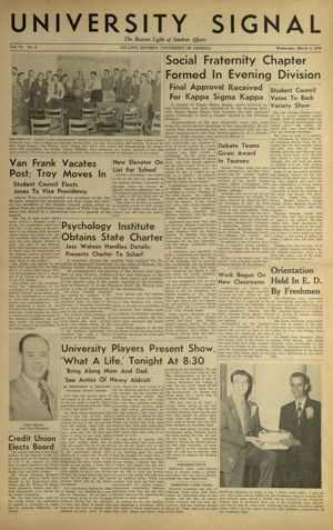 University Signal, 1948-03-03