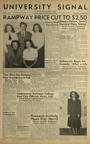 University Signal, 1948-01-21