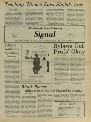The Georgia State University Signal, 1975-11-17