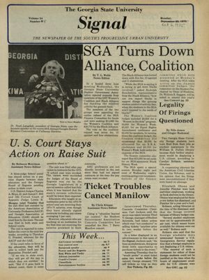 The Georgia State University Signal, 1975-10-06