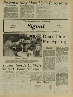 The Georgia State University Signal, 1976-03-15