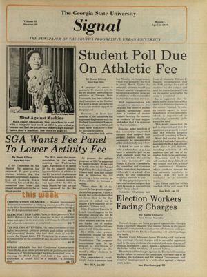 The Georgia State University Signal, 1977-04-04