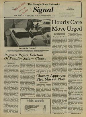 The Georgia State University Signal, 1976-07-12