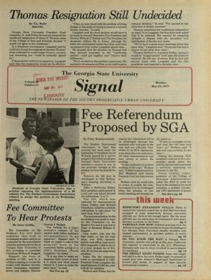 The Georgia State University Signal, 1977-05-23