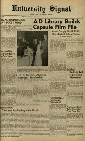 University Signal, 1953-12-04