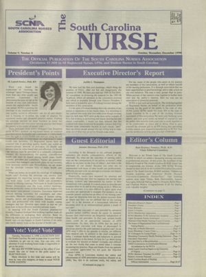 The South Carolina Nurse, 1998-10/1998-12