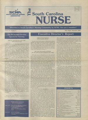 The South Carolina Nurse, 2002-07/2002-09
