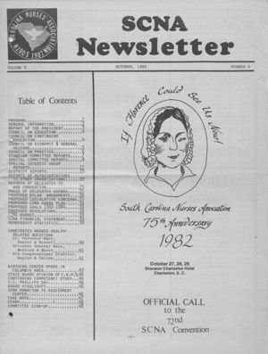 SCNA Newsletter, 1982-10