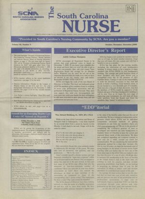 The South Carolina Nurse, 2000-10/2000-12