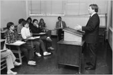 Aviation Administration class, Georgia State University, 1984