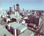Georgia State University aerial view, 1981