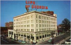 Life of Georgia building [postcard], 1957