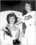 Contest winner being crowned