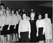 Group of female students