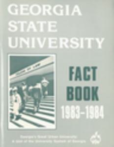 Georgia State University Fact Book, 1983-1984