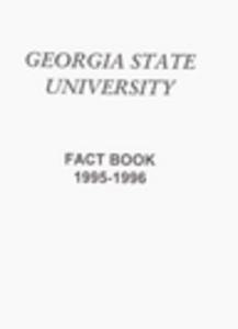 Georgia State University Fact Book, 1995-1996